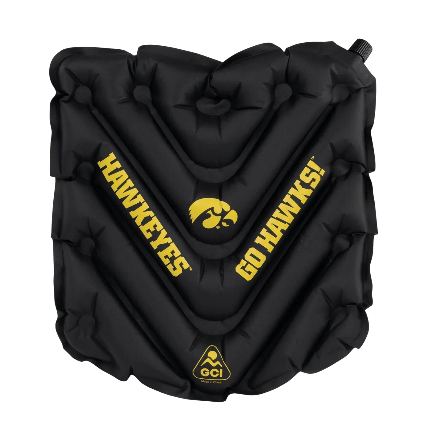 College V Seat™ Inflatable Stadium Cushion - Iowa Hawkeyes - Weekend Rally Comfort