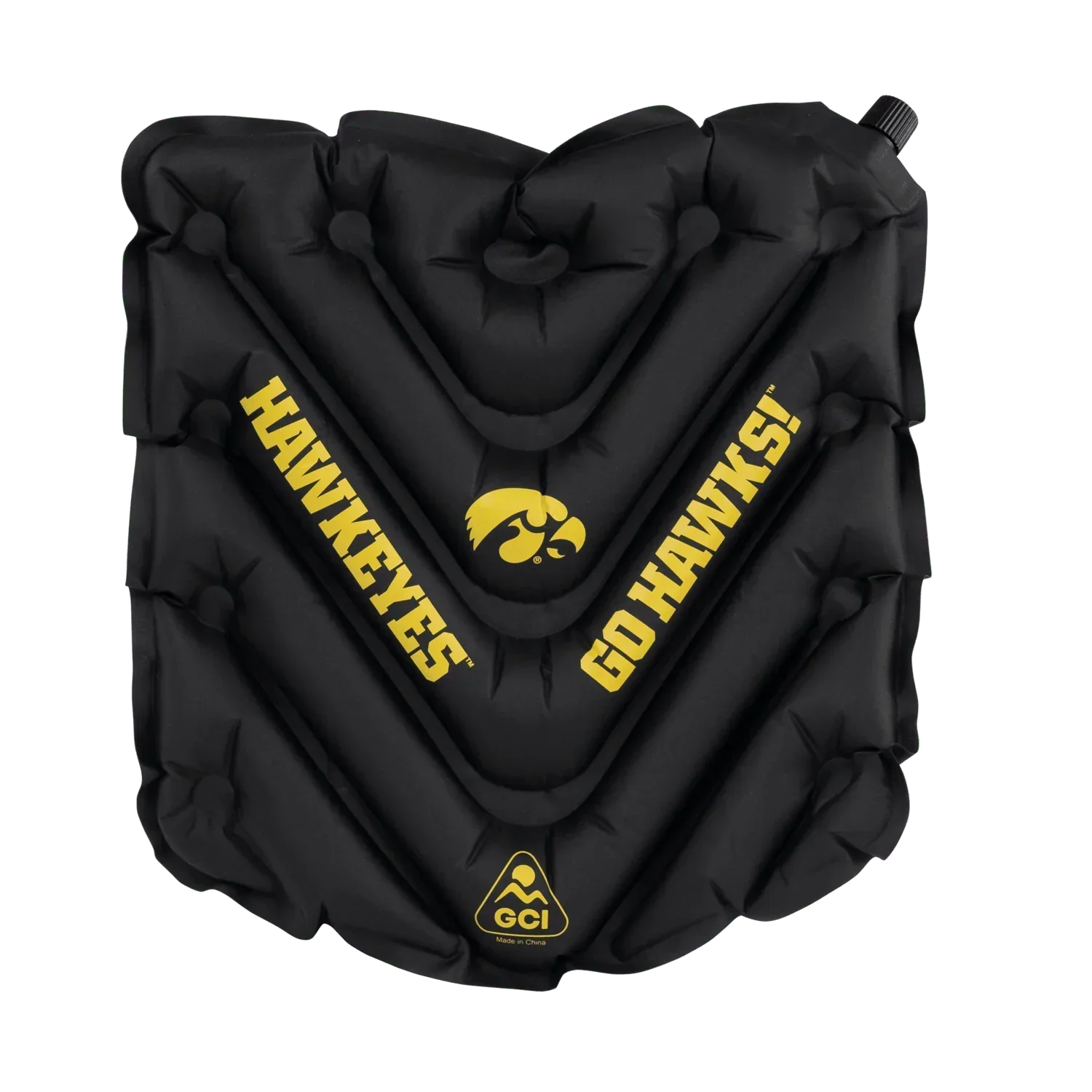 College V Seat™ Inflatable Stadium Cushion - Iowa Hawkeyes - Weekend Rally Comfort