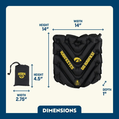 College V Seat™ Inflatable Stadium Cushion - Iowa Hawkeyes - Weekend Rally Comfort