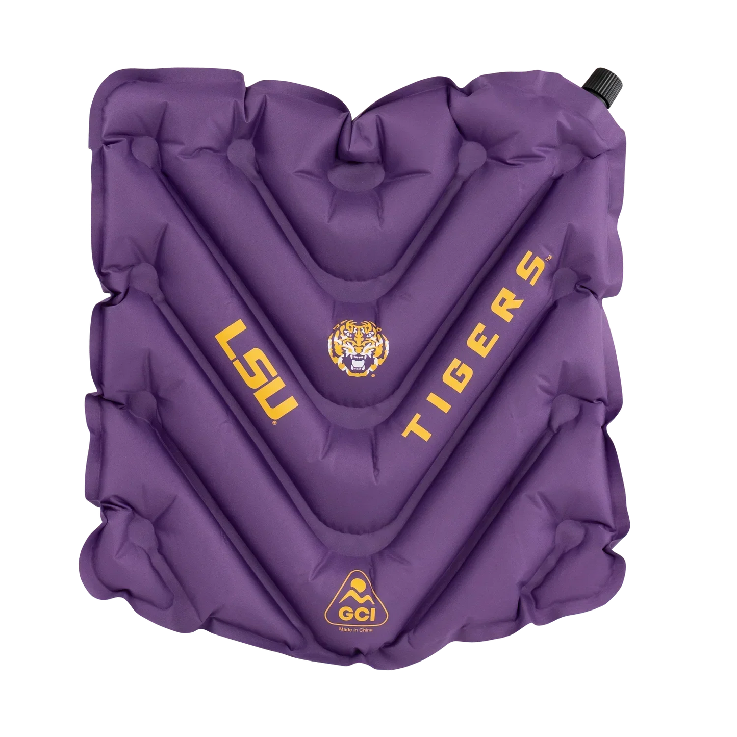 College V Seat™ Inflatable Stadium Cushion - LSU Tigers - Race Day Ease
