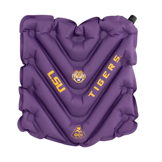 College V Seat™ Inflatable Stadium Cushion - LSU Tigers - Race Day Ease