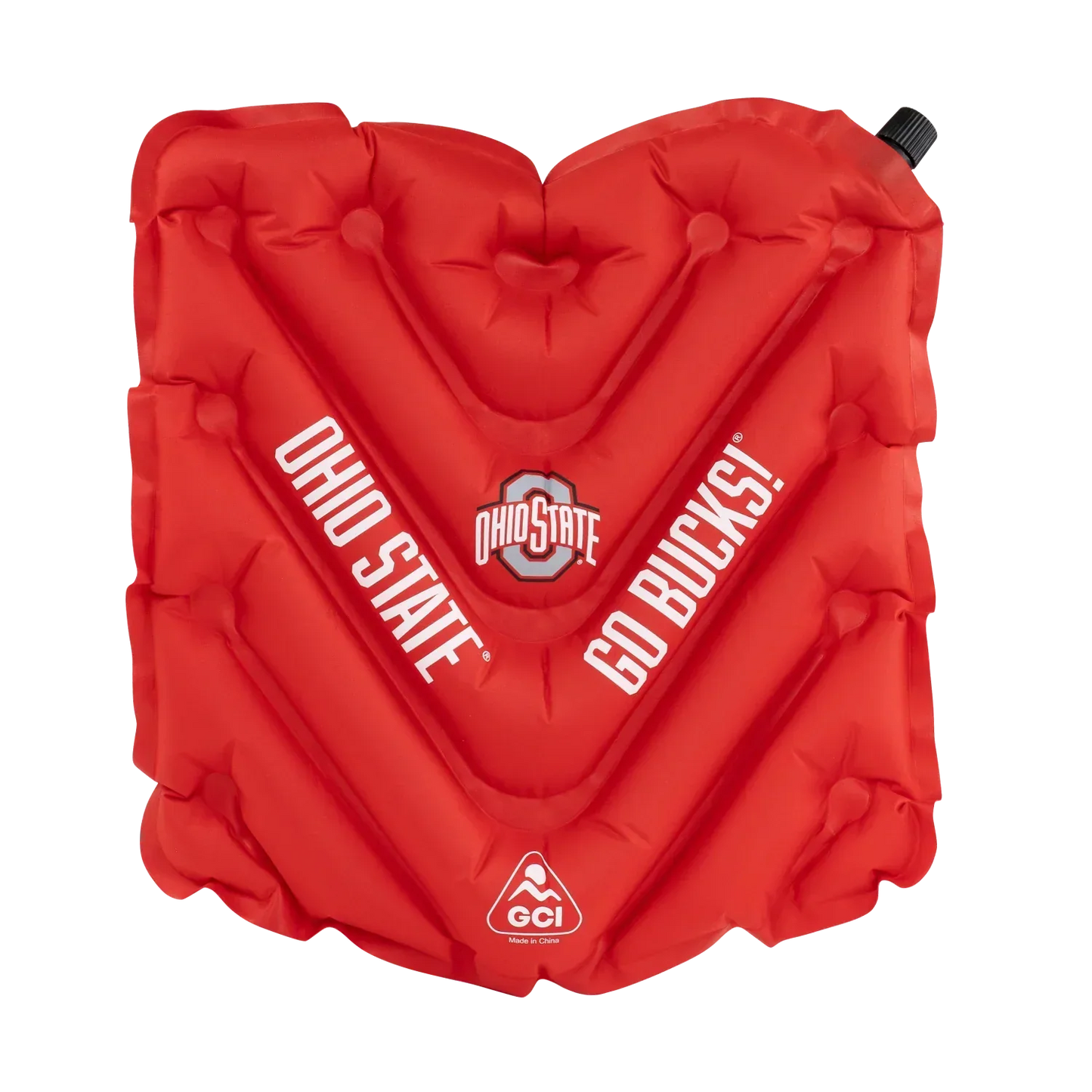 College V Seat™ Inflatable Stadium Cushion - Ohio State Buckeyes - Team Spirit Ready