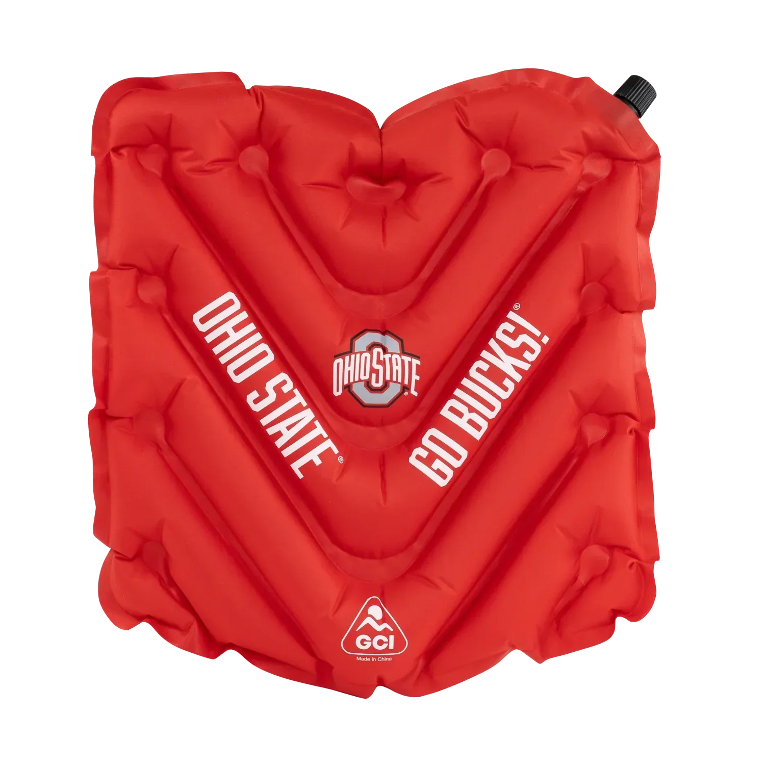 College V Seat™ Inflatable Stadium Cushion - Ohio State Buckeyes - Team Spirit Ready
