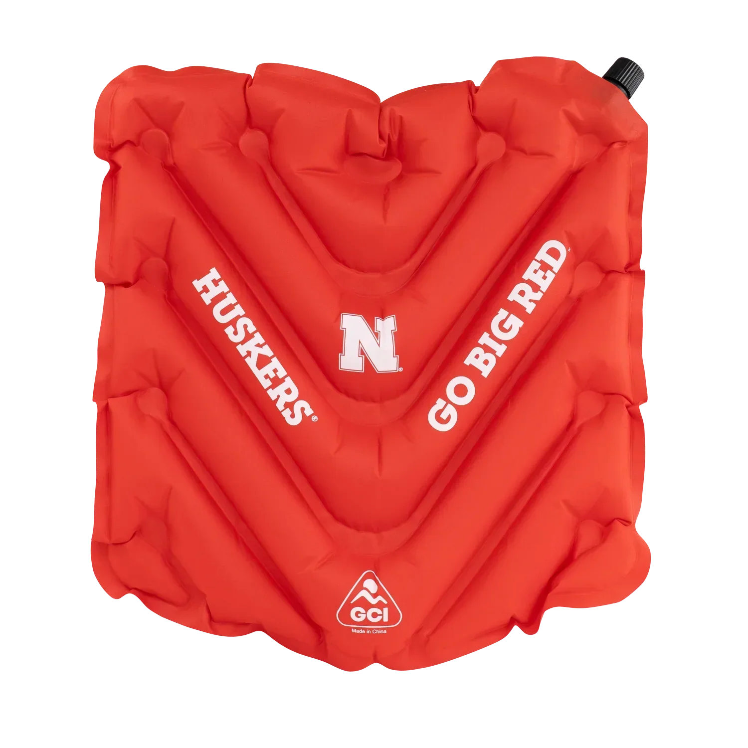 College V Seat™ Inflatable Stadium Cushion - Nebraska Cornhuskers - Kickoff Ease