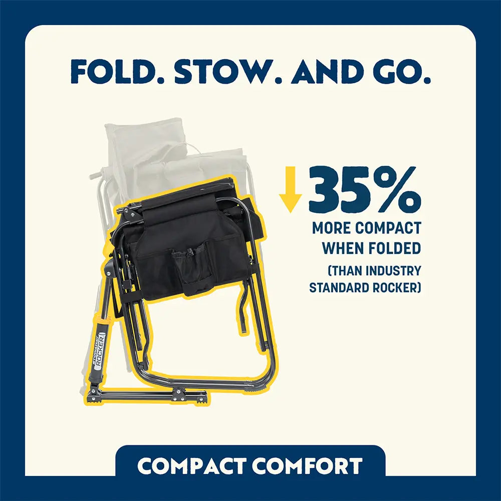 Stowaway Rocker™ - Cozy Camp Comfort
