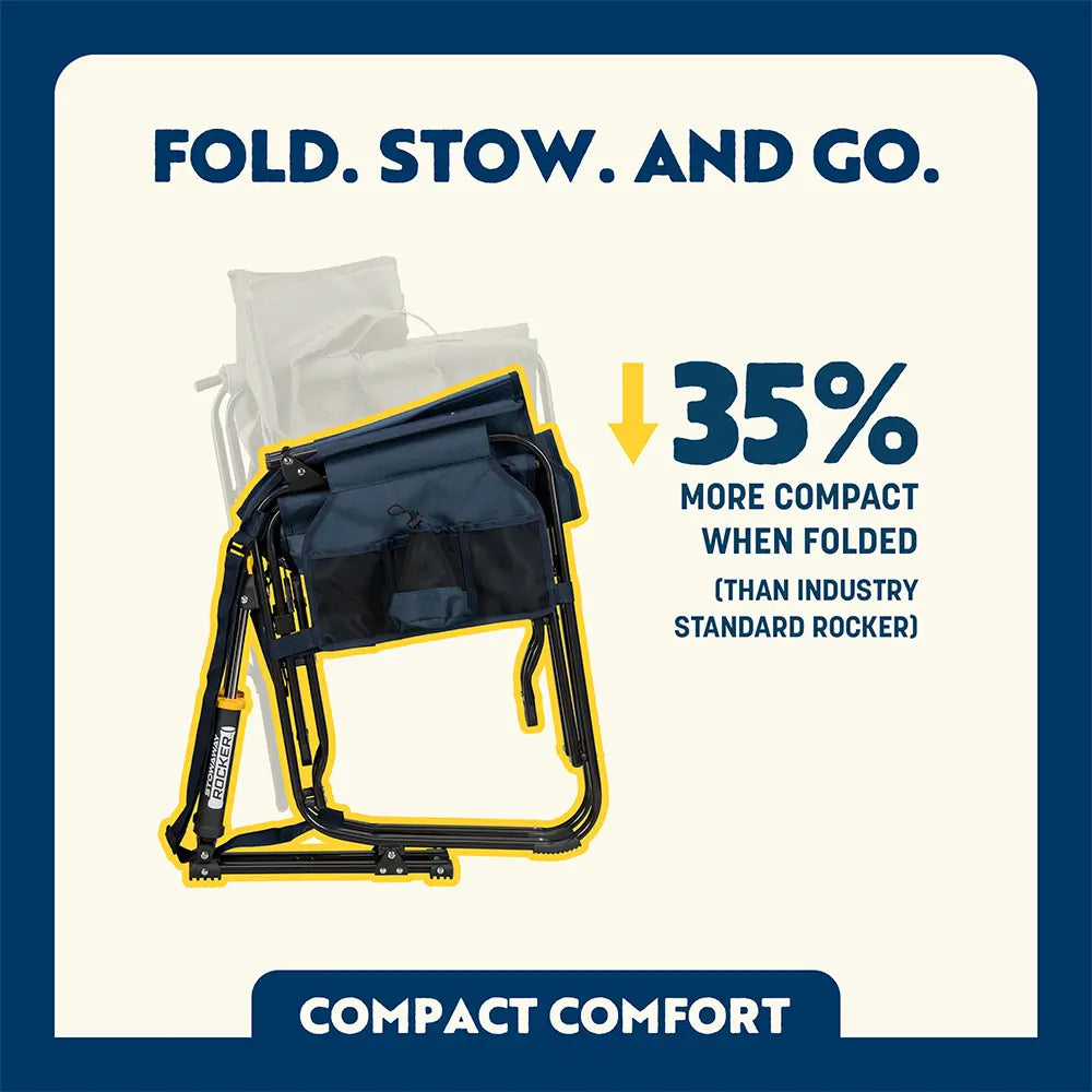 Stowaway Rocker™ - Cozy Camp Comfort