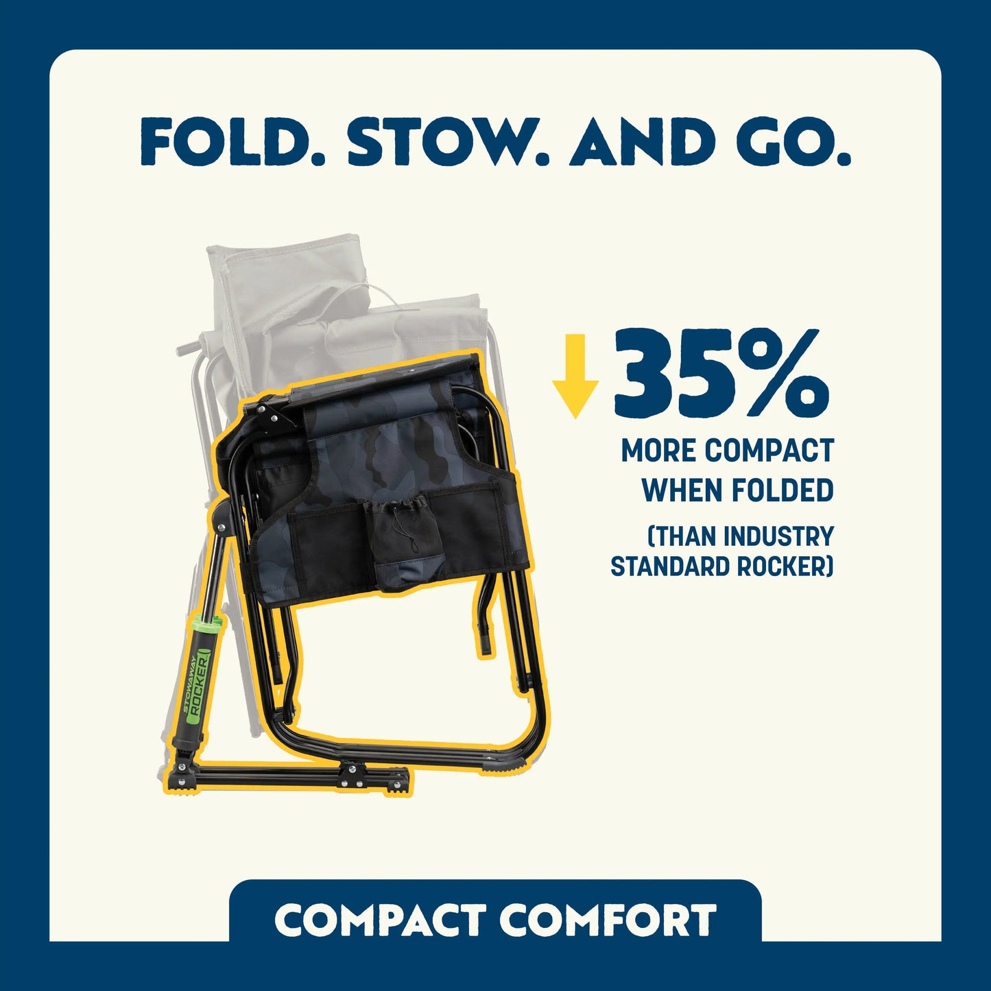 Stowaway Rocker™ - Cozy Camp Comfort