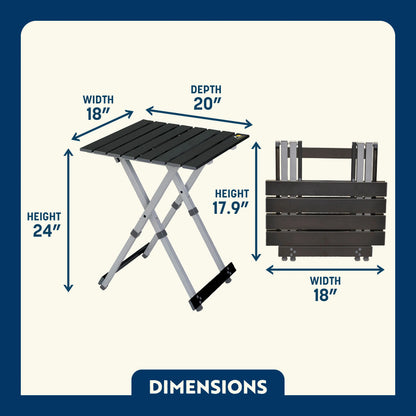 Compact Camp Table 20™ - Picnic Setup
