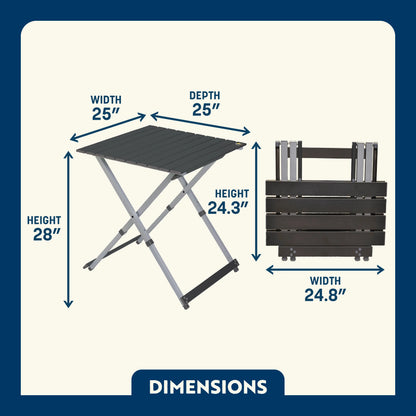 Compact Camp Table 25™ - Cookout Ready