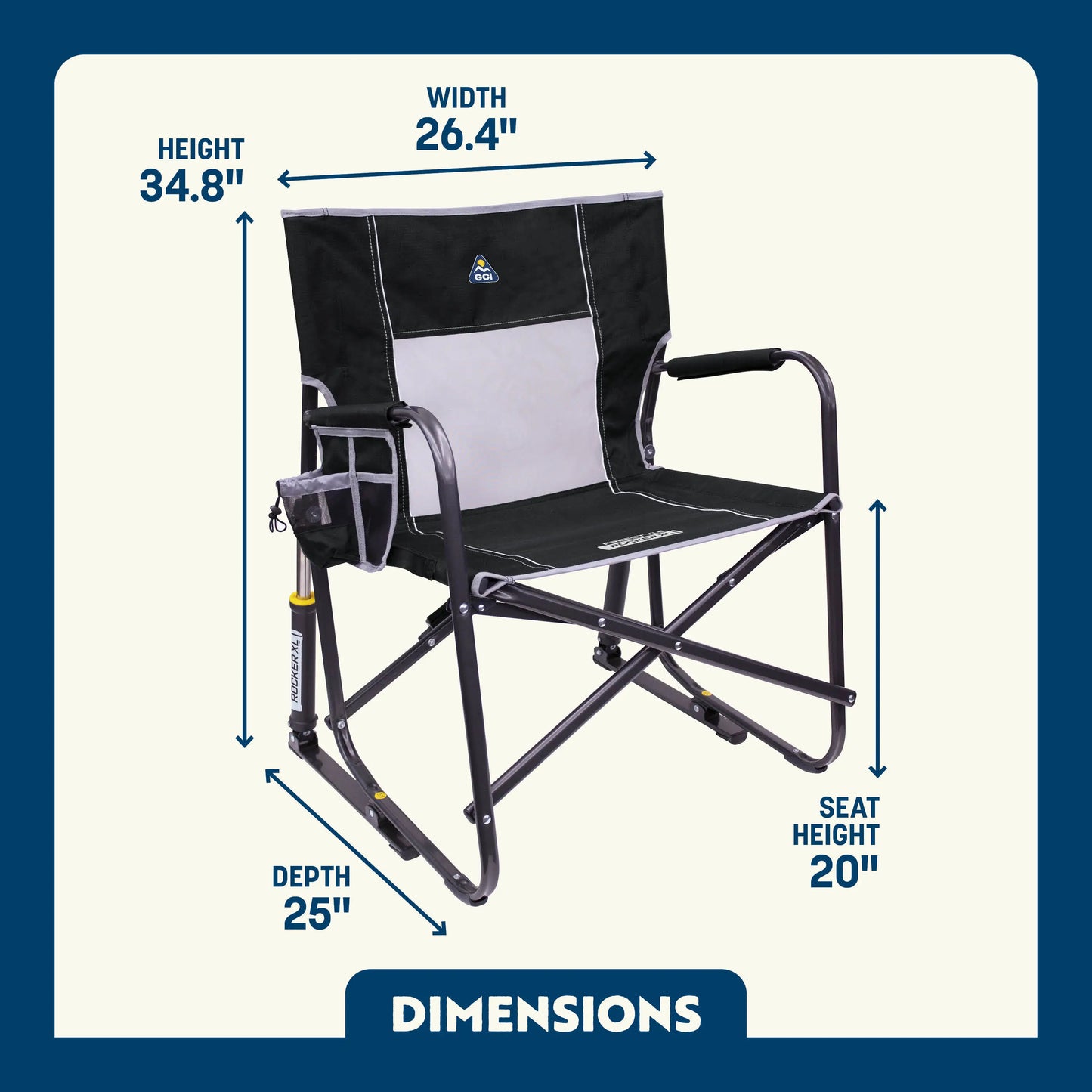 Freestyle Rocker XL™ - Fireside Ready