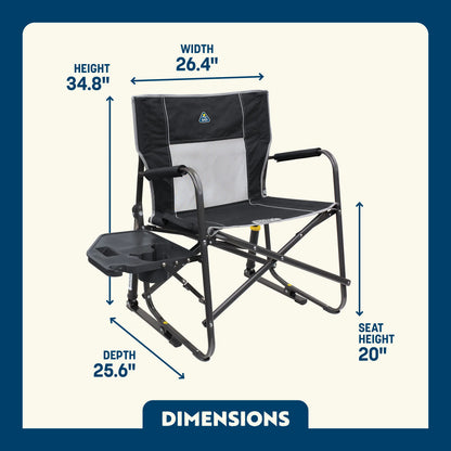Freestyle Rocker XL™ with Side Table - Picnic Meal Prep