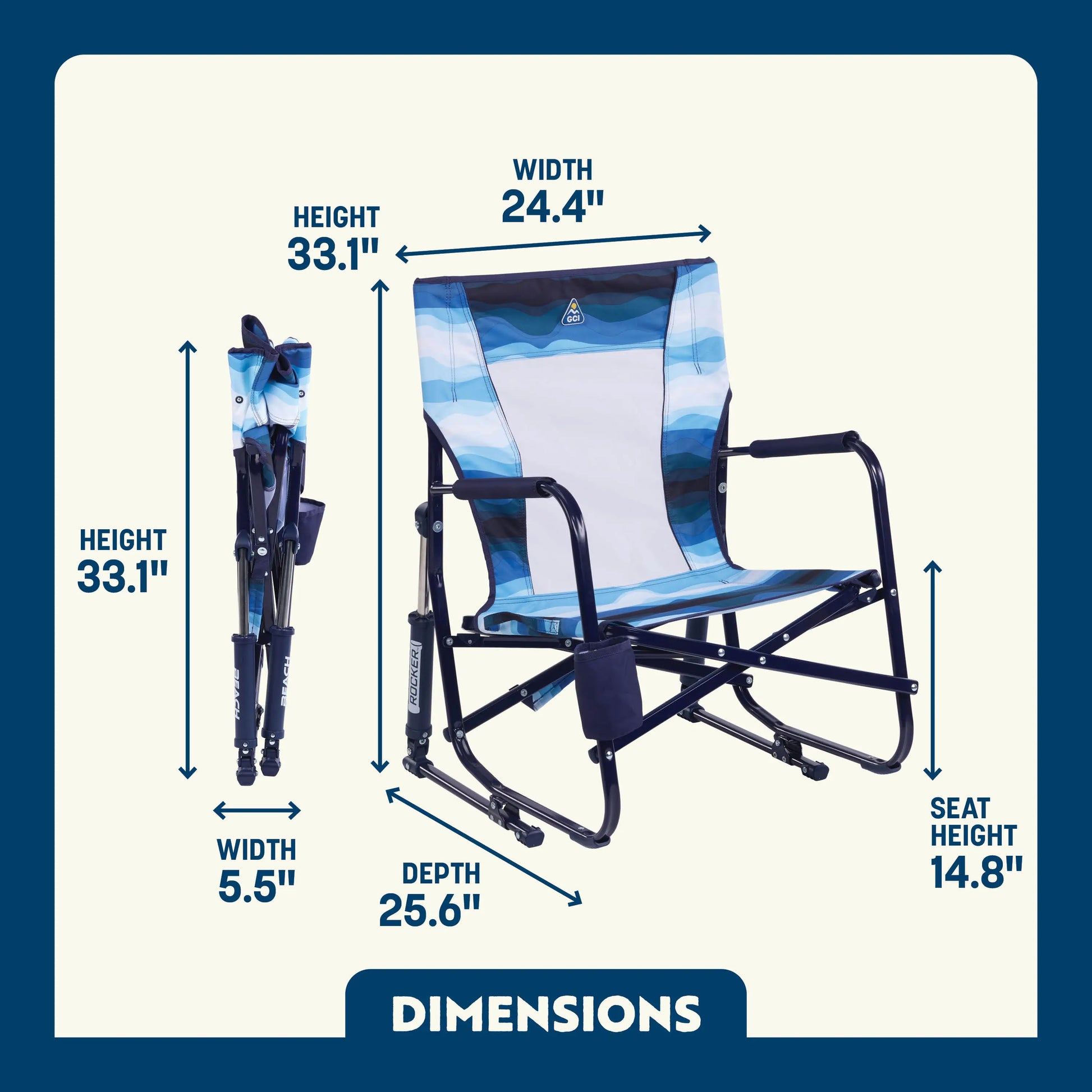 Beach Rocker™ - Beach Day Comfort