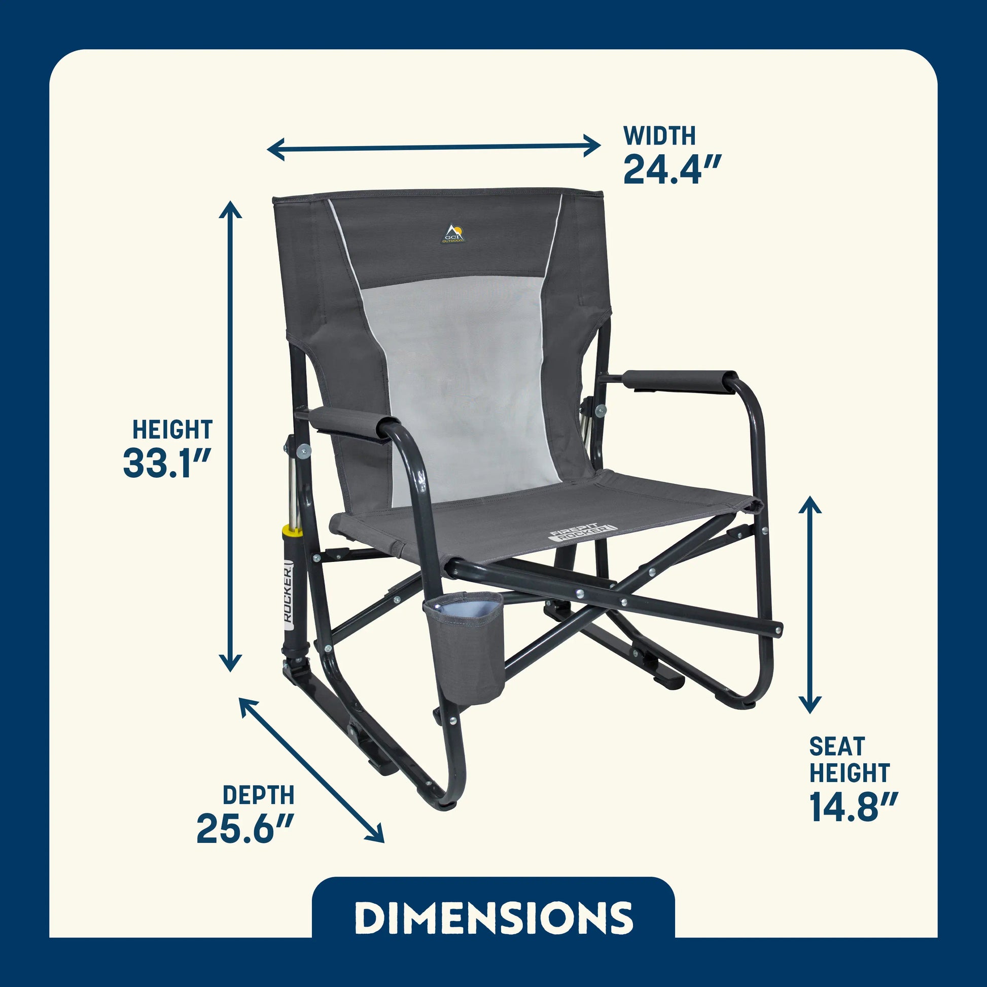 FirePit Rocker™ - Outdoor Ember Ready