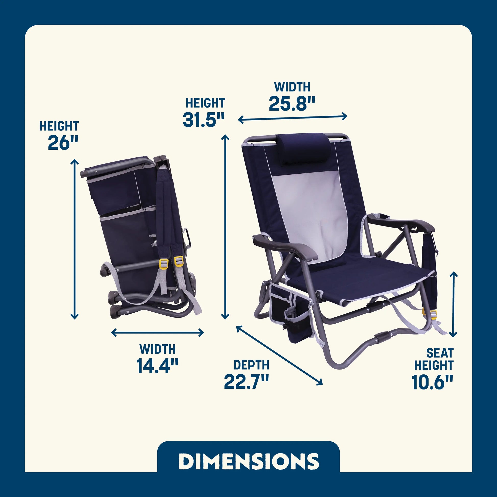 Bi-Fold Slim Event Chair™ - Easy Setup