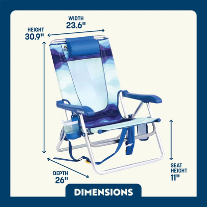 Backpack Beach Chair™ - Seaside Ready