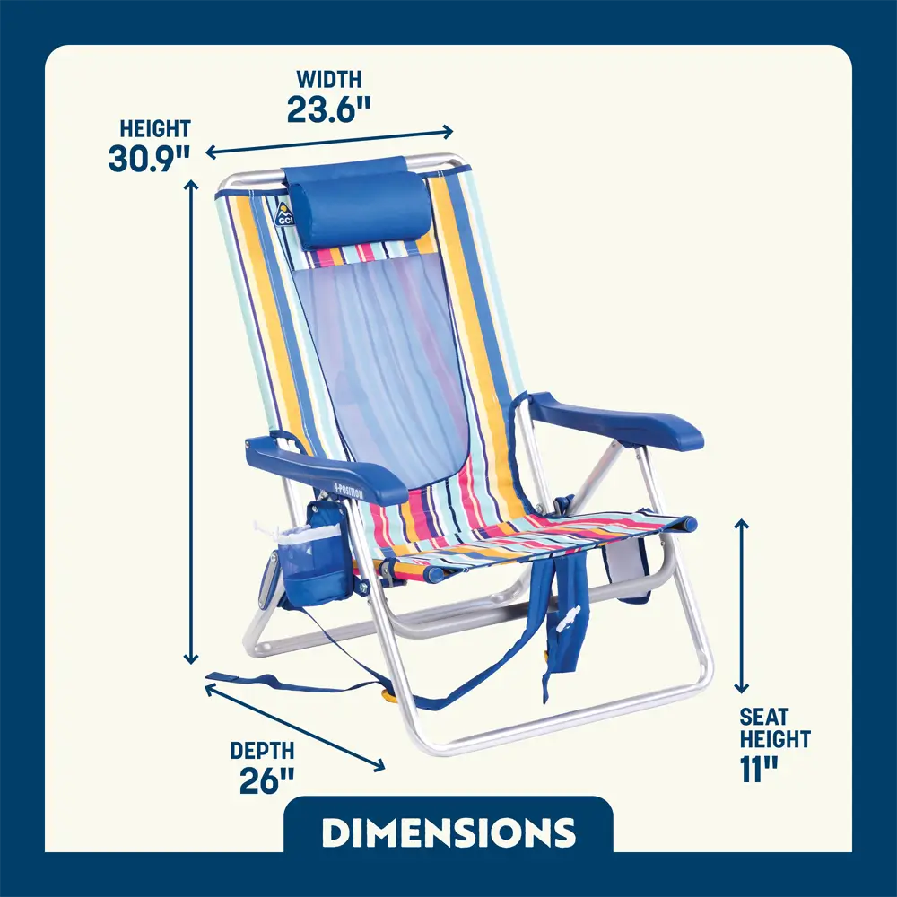 Backpack Beach Chair™ - Seaside Ready