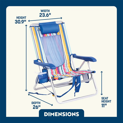 Backpack Beach Chair™ - Seaside Ready