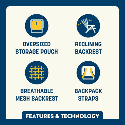Backpack Beach Chair™ - Seaside Ready
