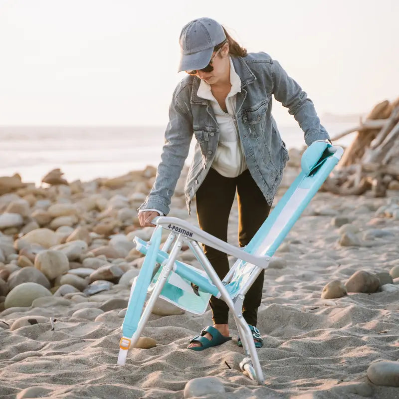 Bi-Fold Beach Chair™ - Coastal Retreat