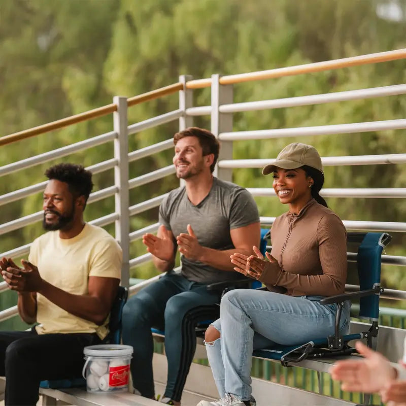 Big Comfort Stadium Chair™ with Armrests - Home Team Style