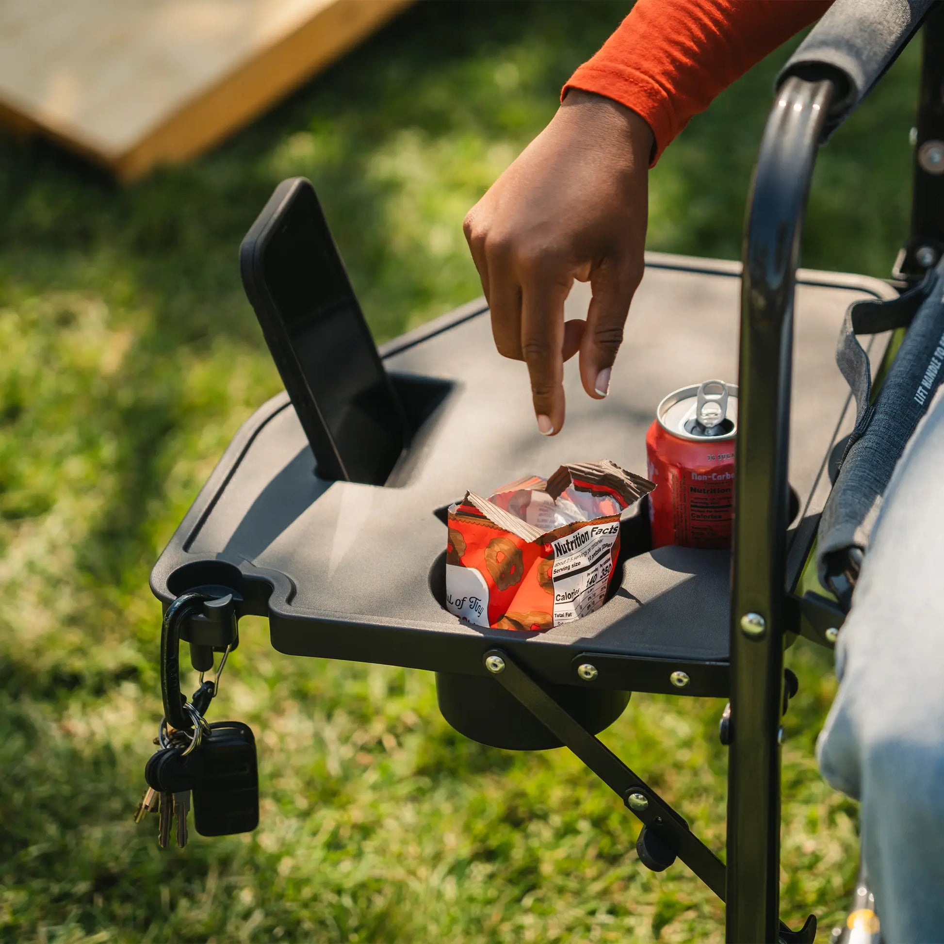 Freestyle Rocker™ with Side Table - Tailgate Prep