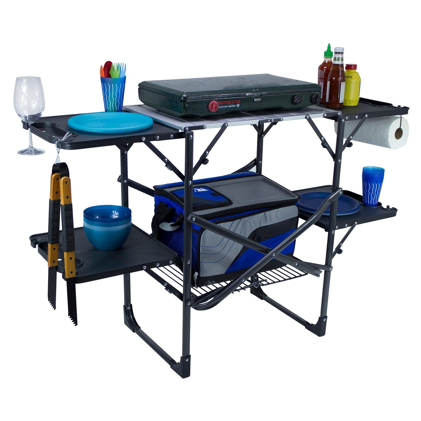 Slim-Fold Cook Station™ - Backyard Prep