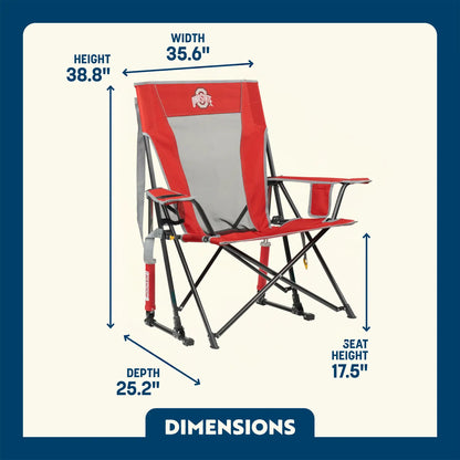 College Comfort Pro Rocker™ - Ohio State Buckeyes - Home Team Ready