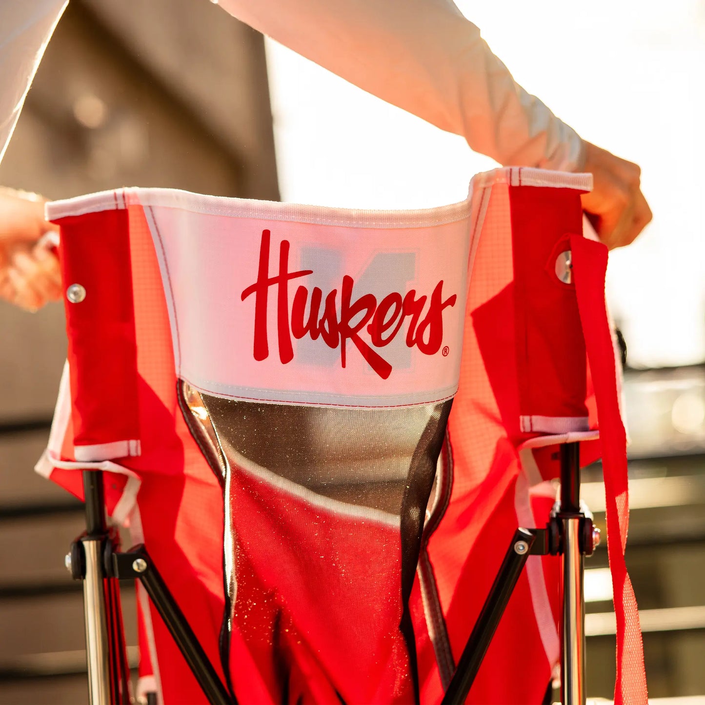 College Comfort Pro Rocker™ - Nebraska Cornhuskers - Game Day Comfort