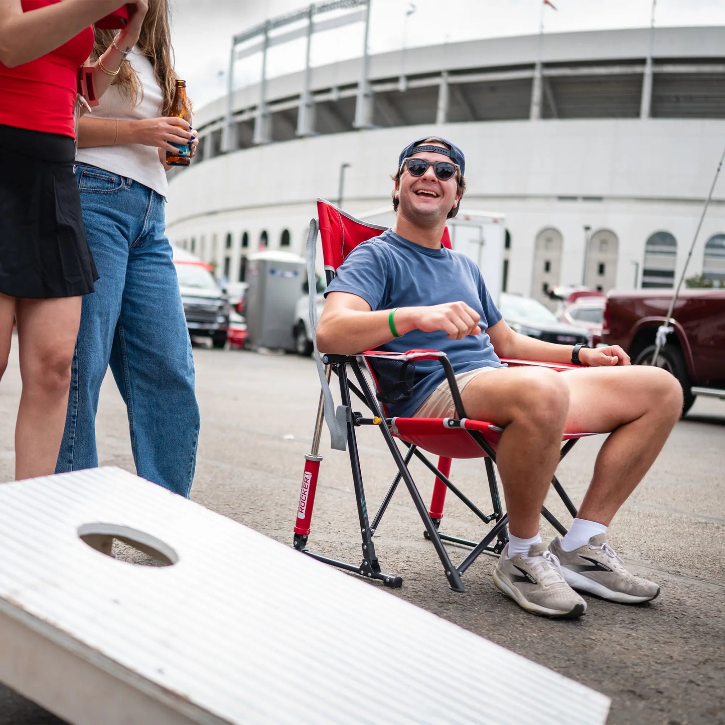College Comfort Pro Rocker™ - Ohio State Buckeyes - Home Team Ready