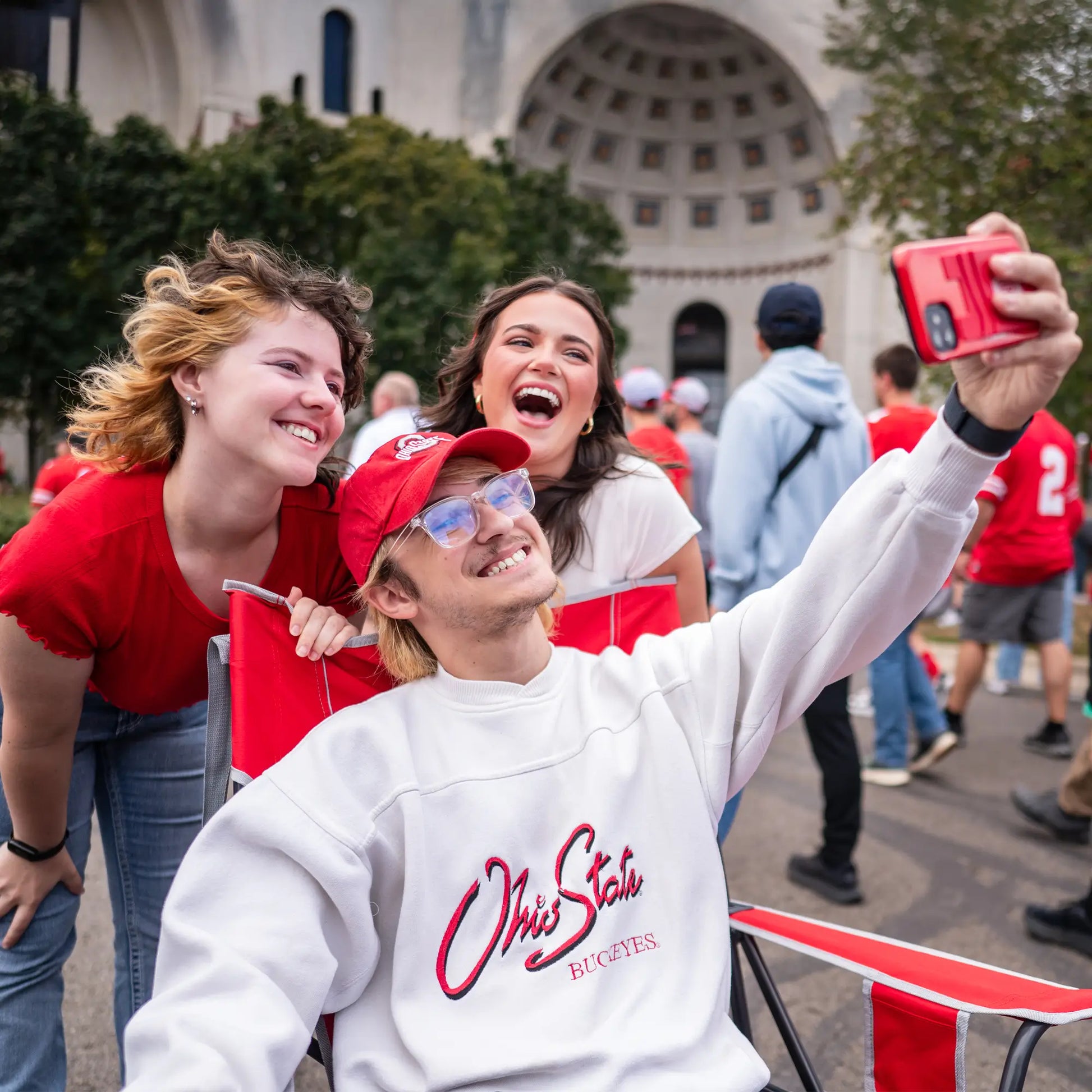 College Comfort Pro Rocker™ - Ohio State Buckeyes - Home Team Ready