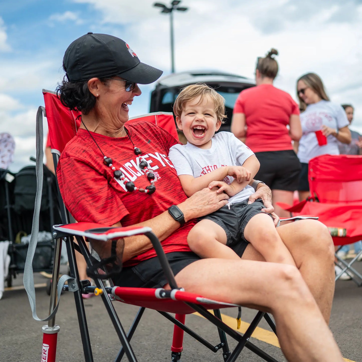 College Comfort Pro Rocker™ - Ohio State Buckeyes - Home Team Ready