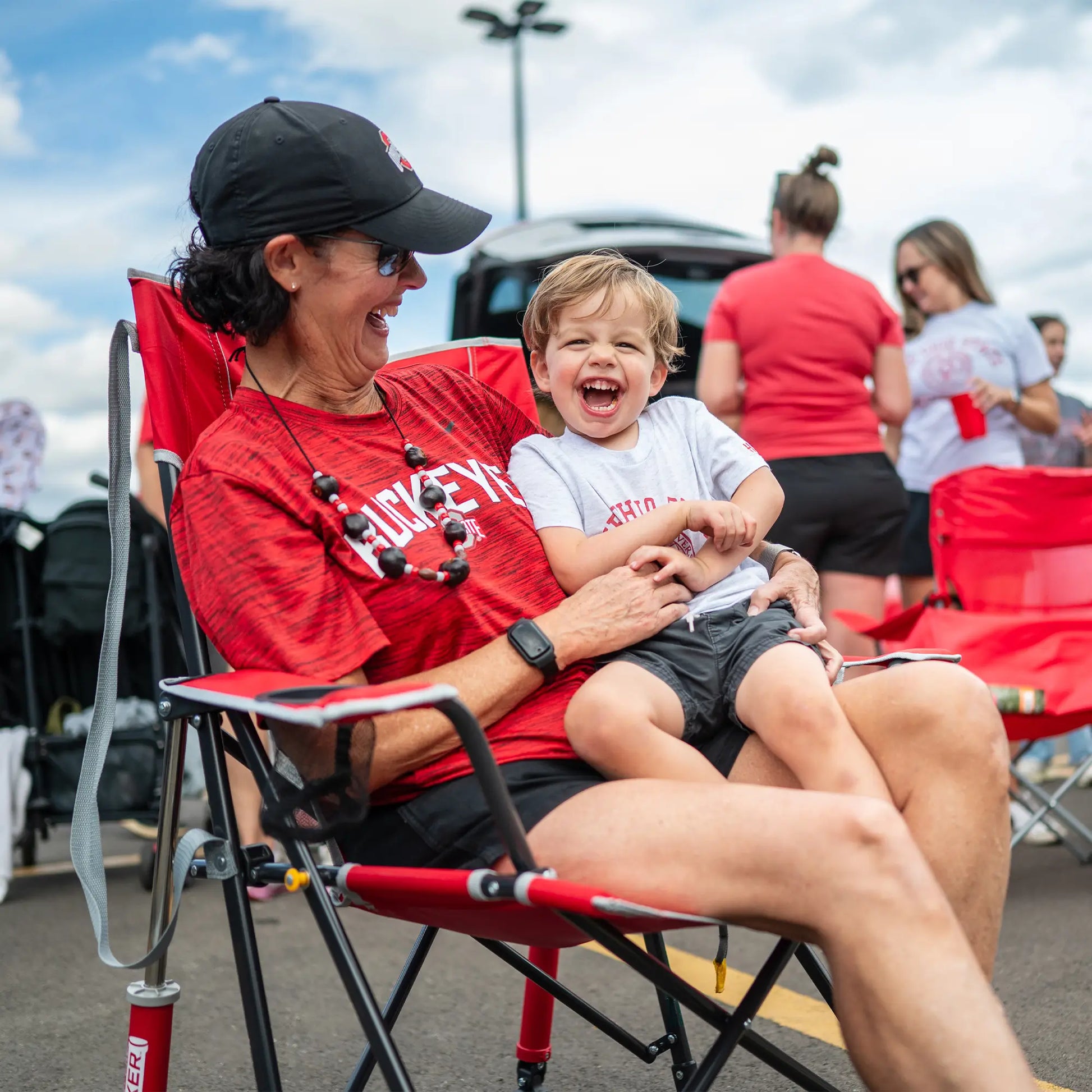 College Comfort Pro Rocker™ - Ohio State Buckeyes - Home Team Ready