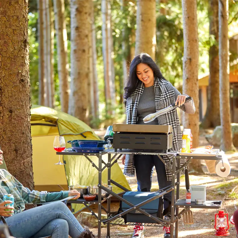 Slim-Fold Cook Station™ - Backyard Prep