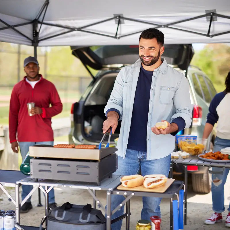Slim-Fold Cook Station™ - Backyard Prep