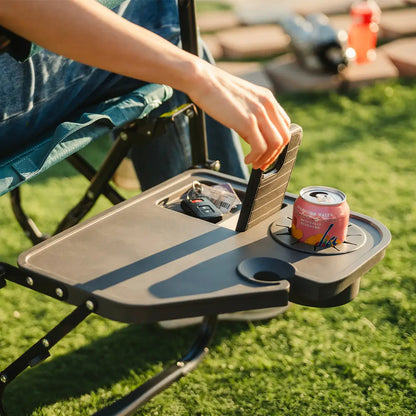 Stowaway Rocker™ with Side Table - Outdoor Kitchen Prep