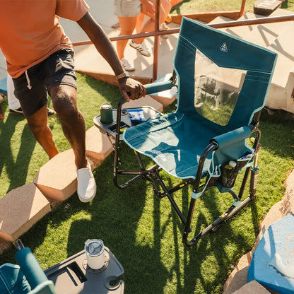 Stowaway Rocker™ with Side Table - Outdoor Kitchen Prep