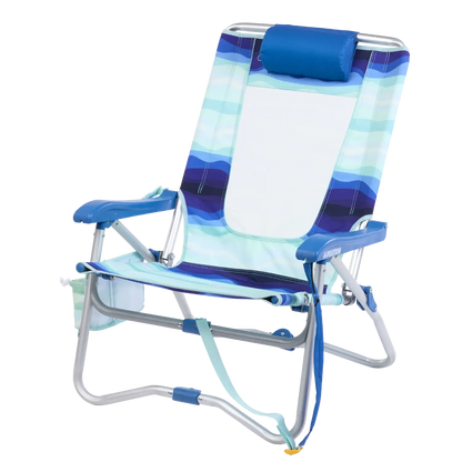 Bi-Fold Beach Chair™ - Coastal Retreat