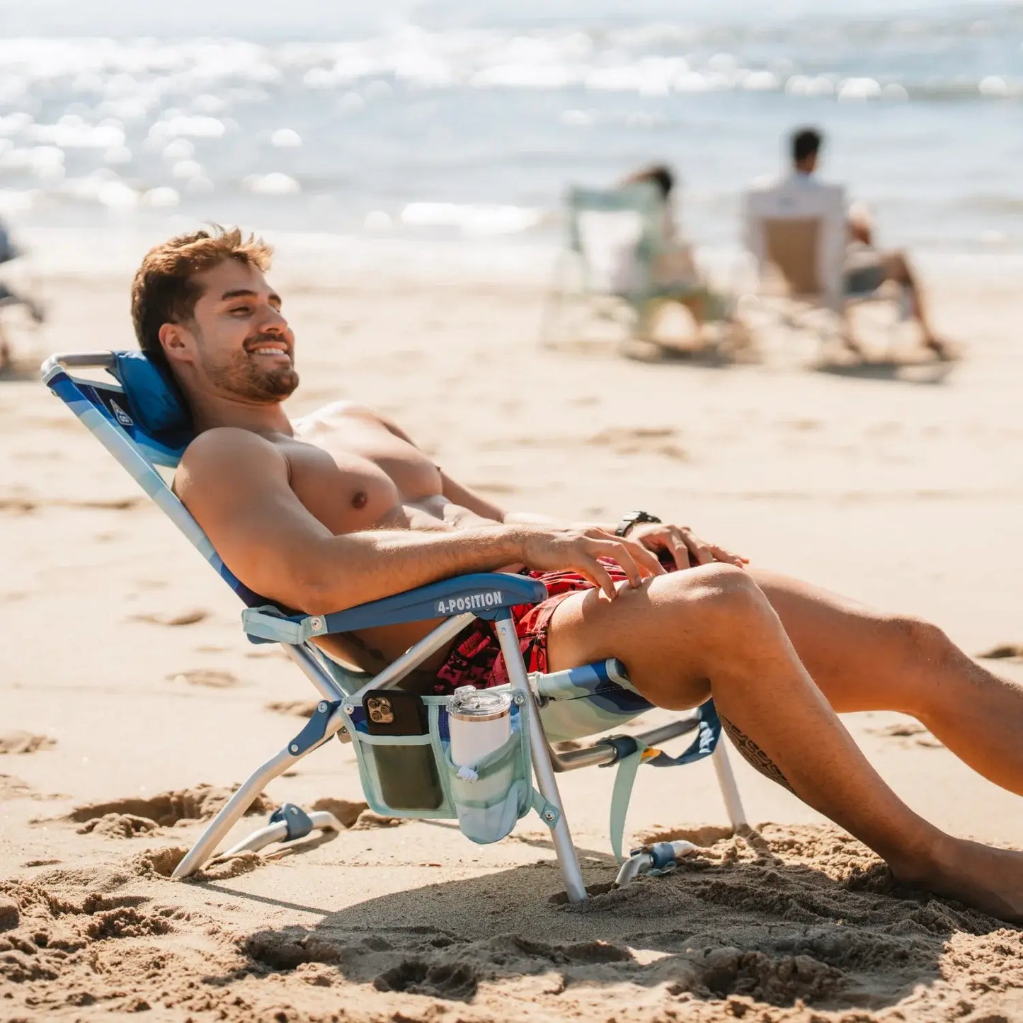 Bi-Fold Beach Chair™ - Coastal Retreat