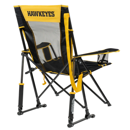 College Comfort Pro Rocker™ - Iowa Hawkeyes - Trackside Ready