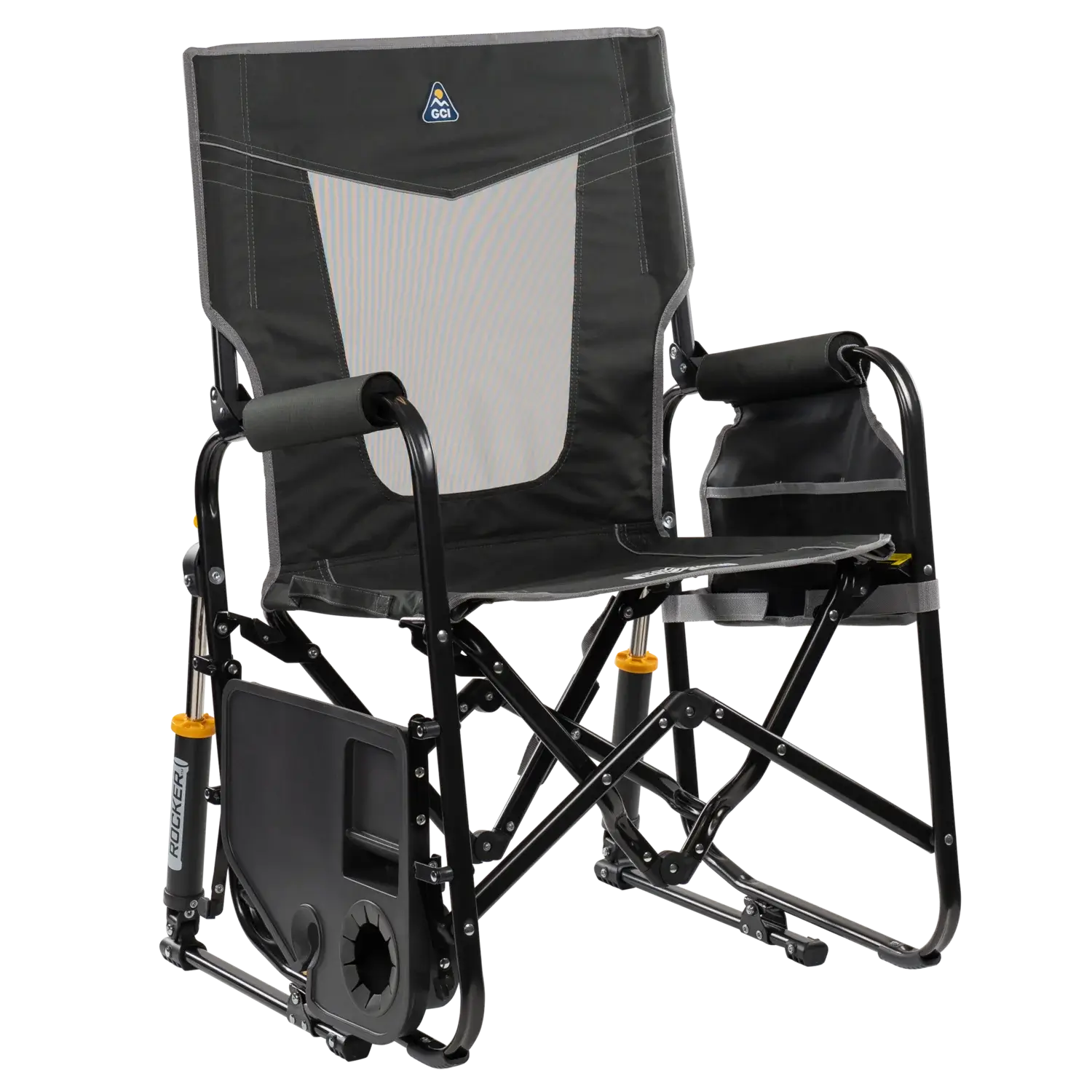 Stowaway Rocker™ with Side Table - Outdoor Kitchen Prep