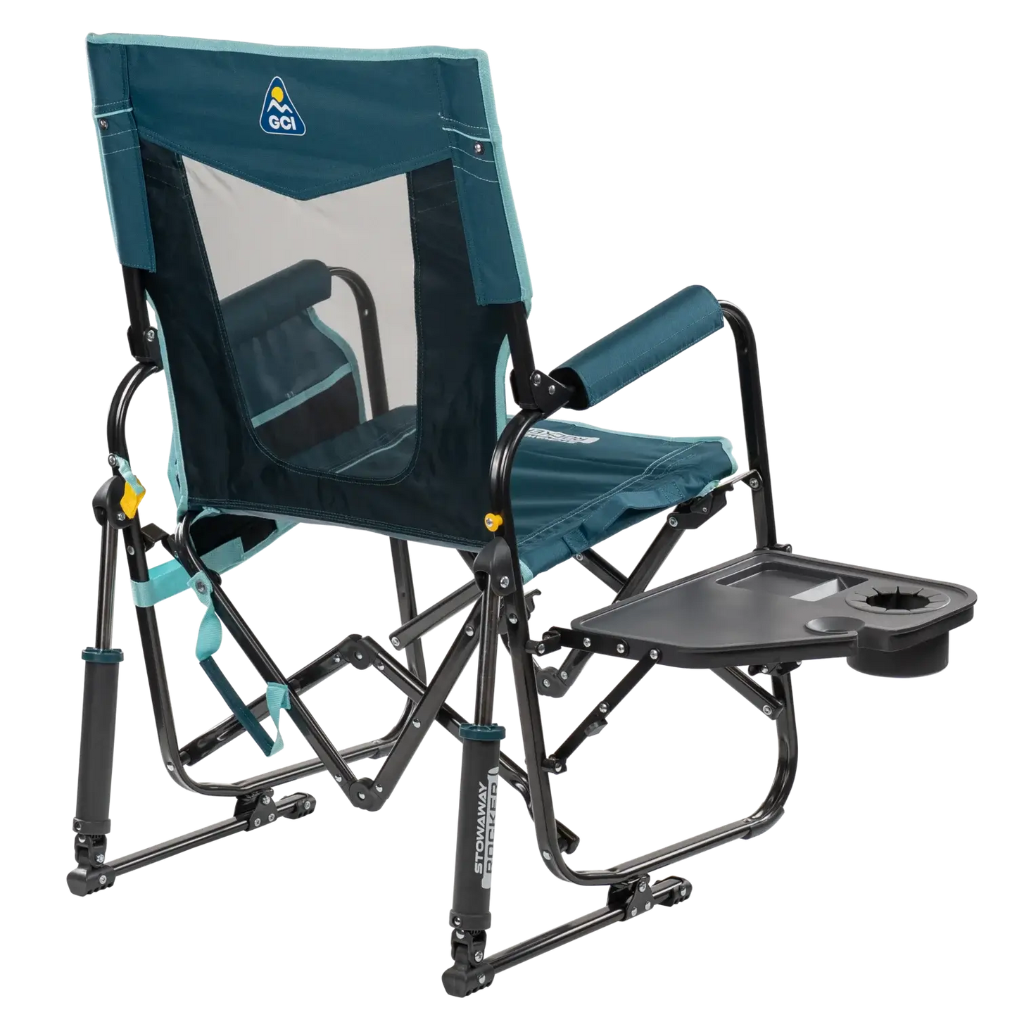 Stowaway Rocker™ with Side Table - Outdoor Kitchen Prep