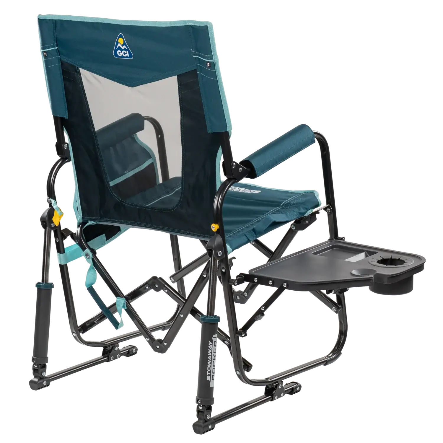 Stowaway Rocker™ with Side Table - Outdoor Kitchen Prep