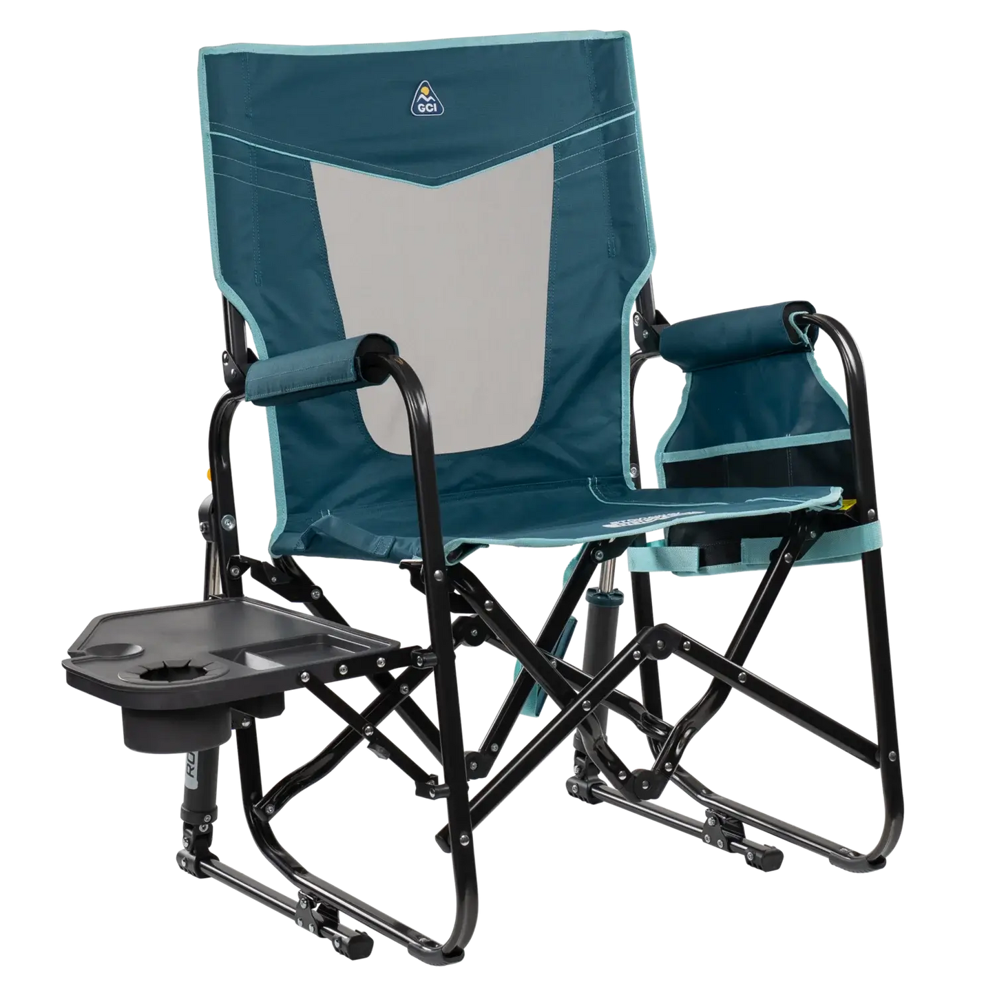 Stowaway Rocker™ with Side Table - Outdoor Kitchen Prep