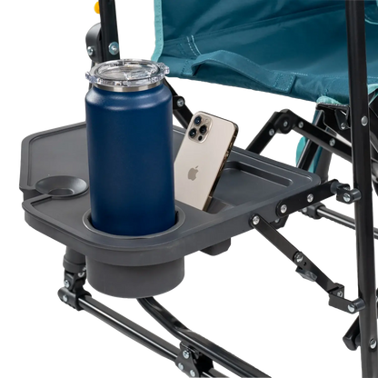 Stowaway Rocker™ with Side Table - Outdoor Kitchen Prep